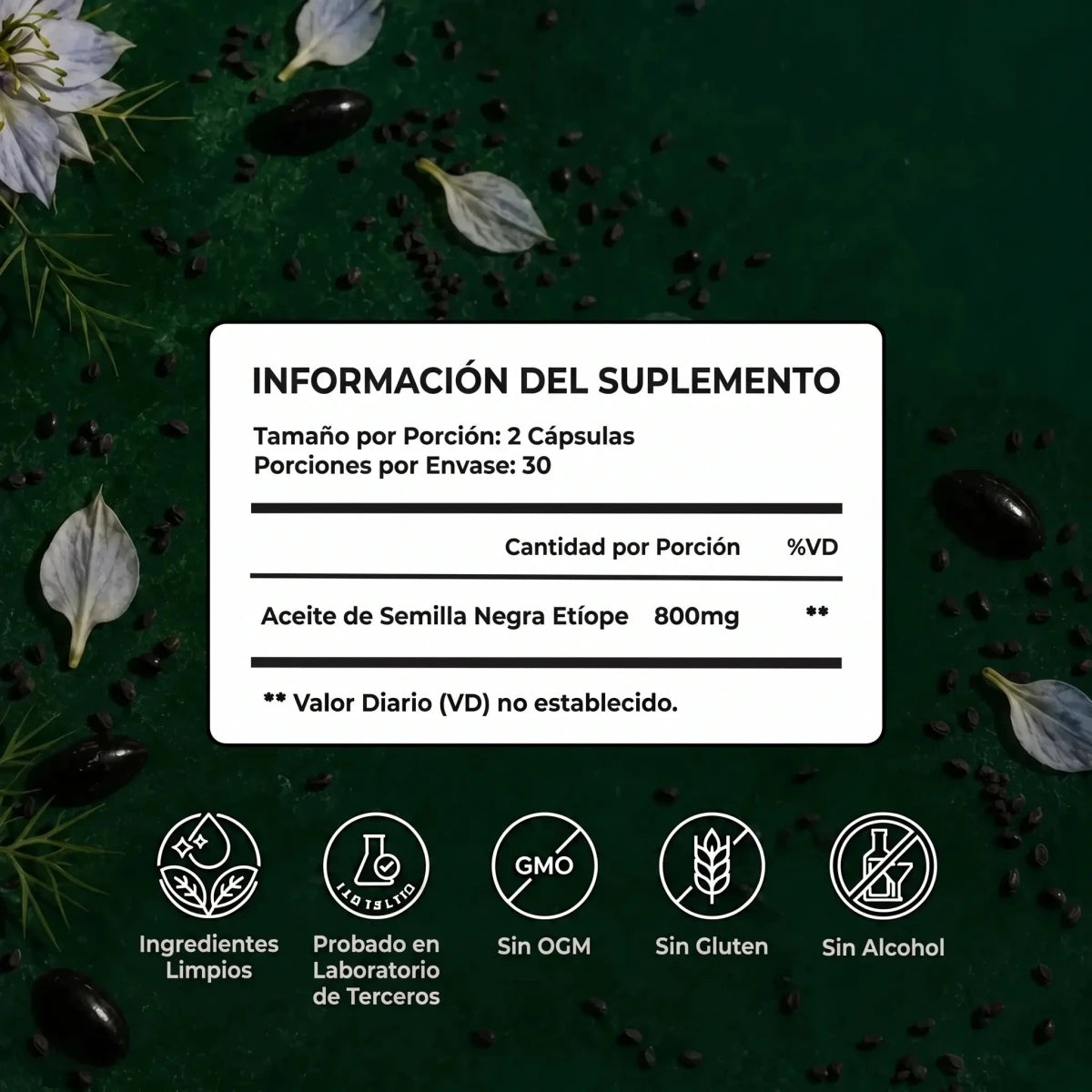 Aceite De Semilla Negra Etíope