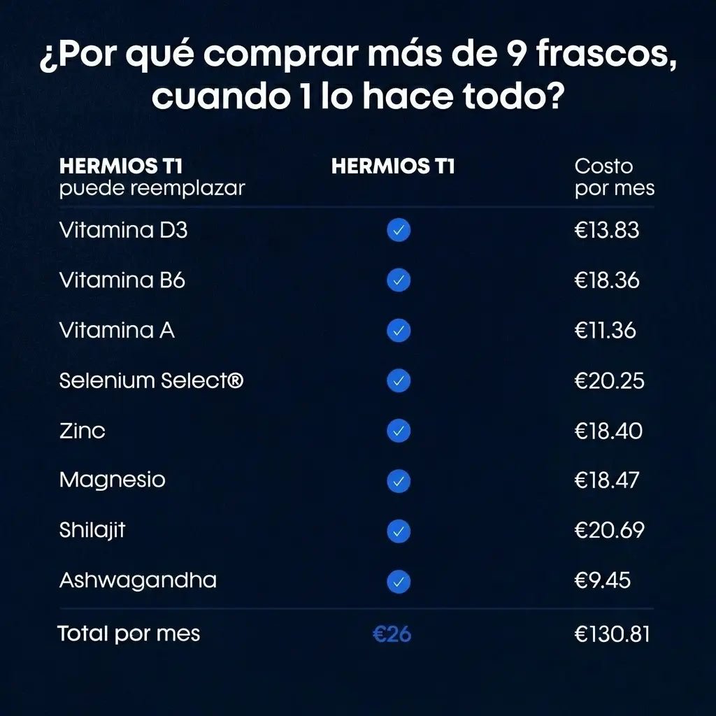T1 | Fórmula Todo En Uno Para La Testosterona Y La Energía