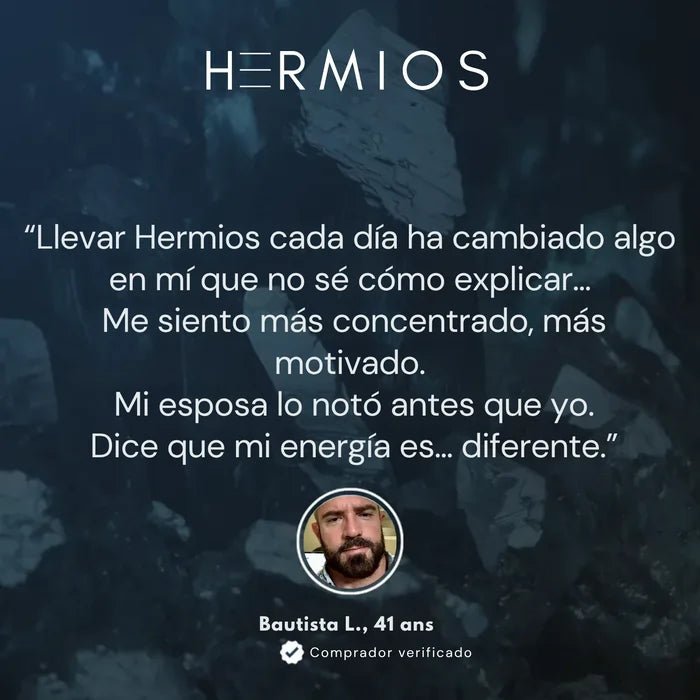 Hermios - Pulseira de Hematite