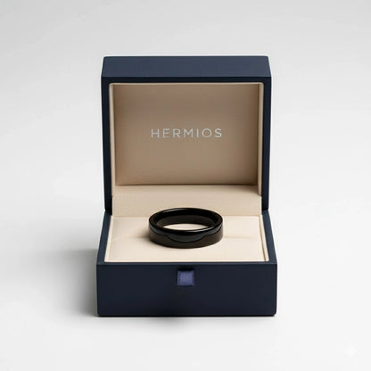 Hermios - Anel de hematite