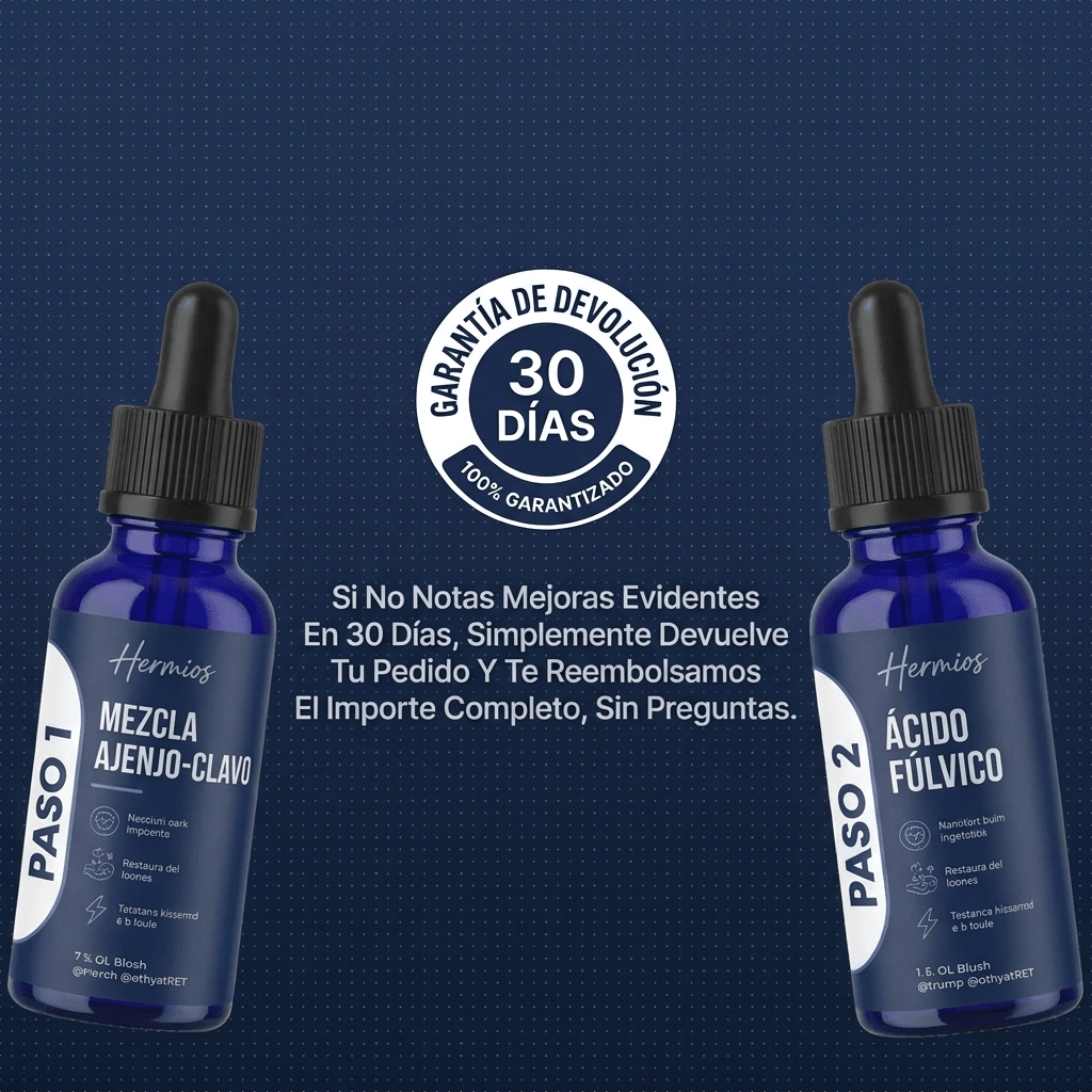 Hermios® GutFlush Kit de Limpeza de Parasitas em 2 Passos - Detox Herbal Natural para um Intestino Mais Limpo e Saudável